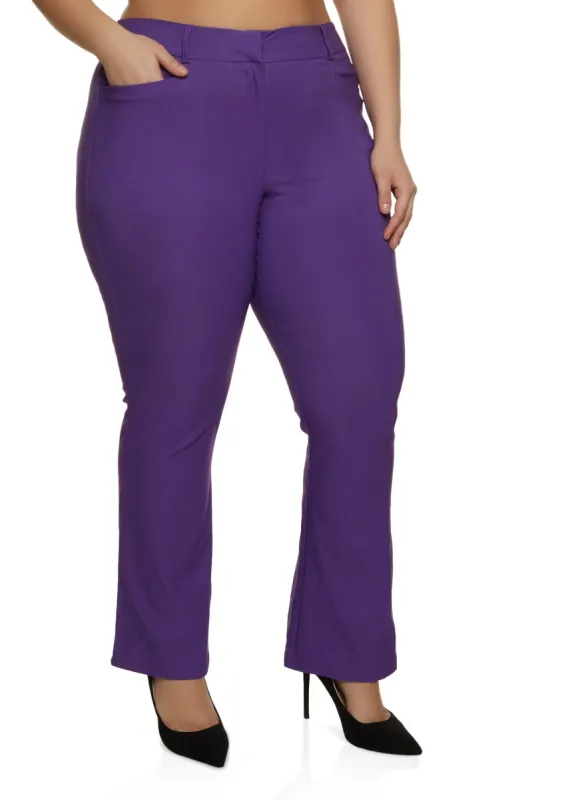Plus Size Boot Cut Dress Pants sold by Rainbow