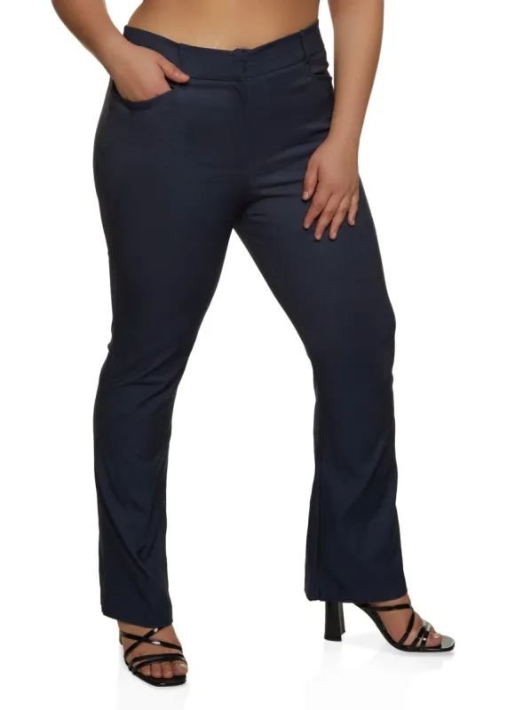 Plus Size Boot Cut Dress Pants sold by Rainbow