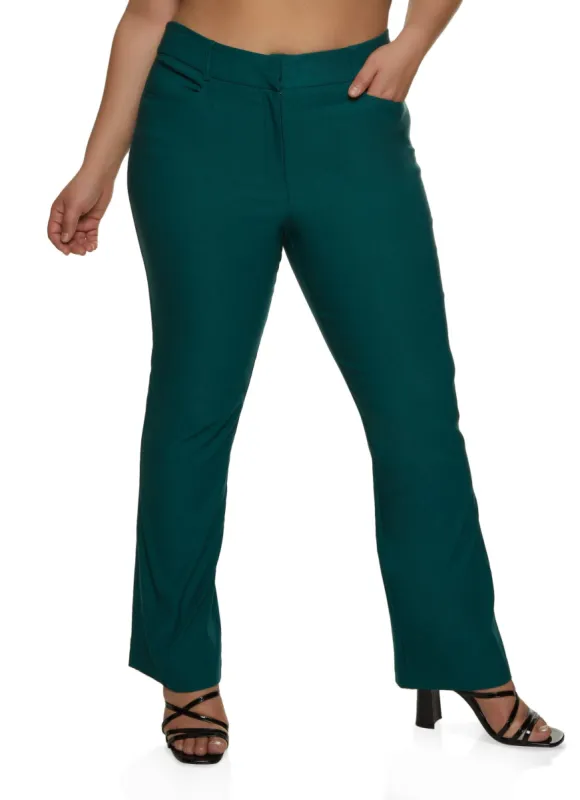 Plus Size Boot Cut Dress Pants sold by Rainbow