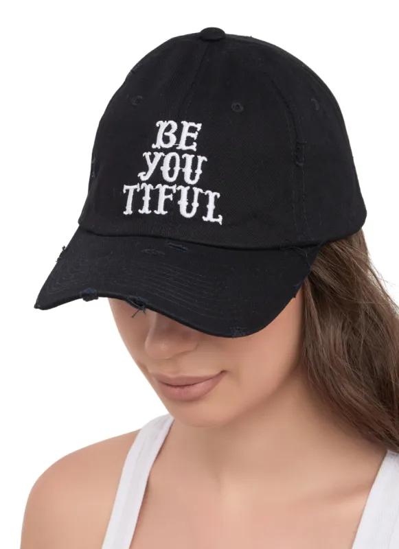 Be You Tiful Baseball Hat sold by Rainbow