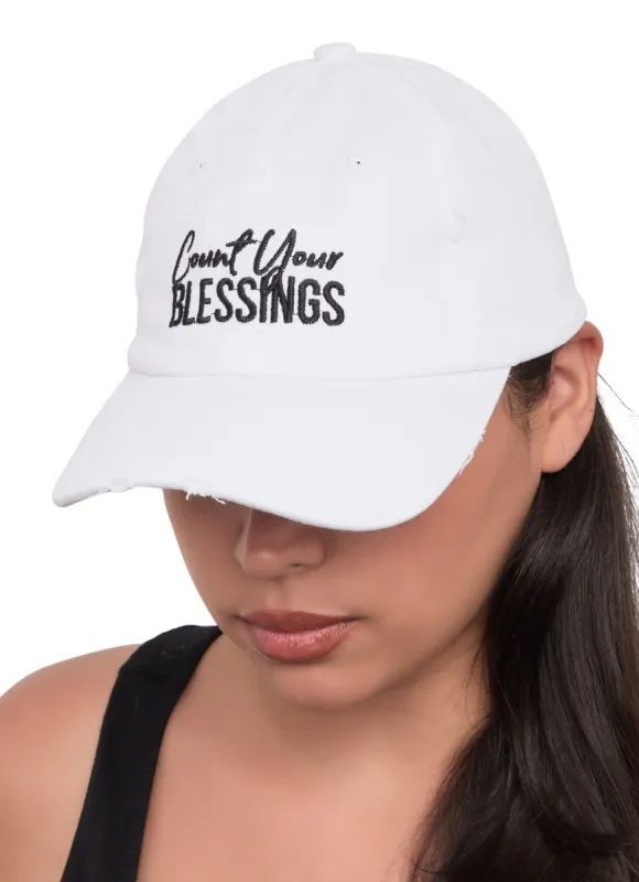 Count Your Blessings Baseball Cap sold by Rainbow