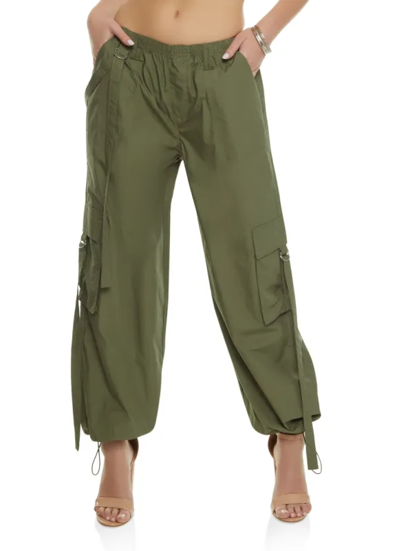 Poplin Parachute Pants sold by Rainbow