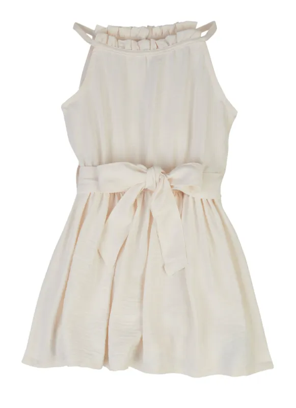 Plus Size Faux Button Detail Wide Leg Dress Pants sold by Rainbow