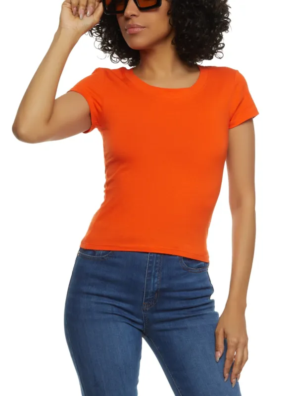 Basic Crew Neck T Shirt sold by Rainbow