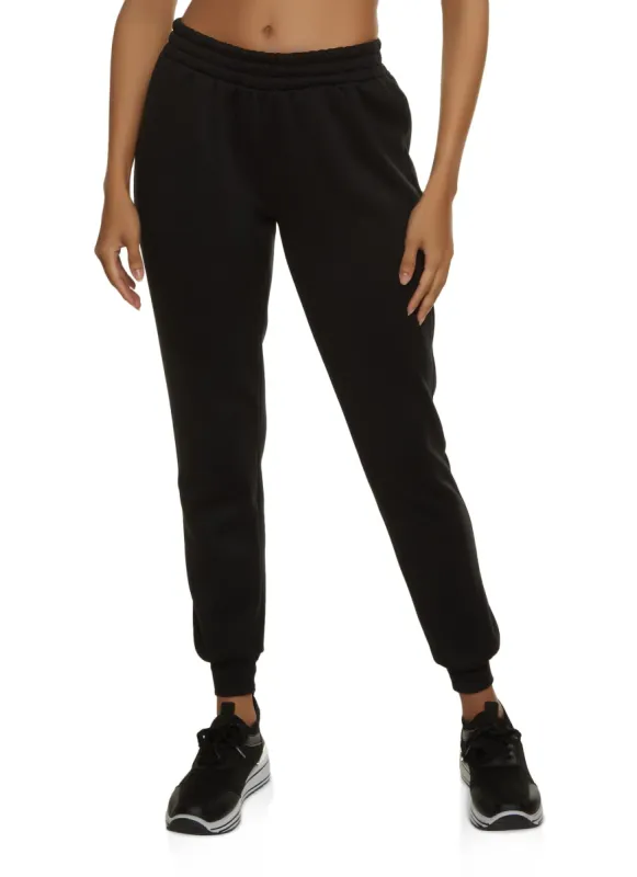 Elastic Waist Fleece Joggers sold by Rainbow