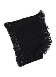 Fringe Knit Infinity Scarf sold by Rainbow