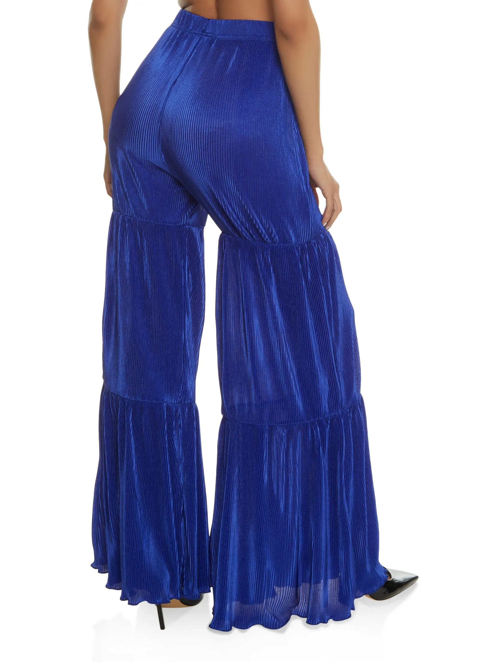 Plisse Tiered Wide Leg Pants sold by Rainbow product image thumbnail 2