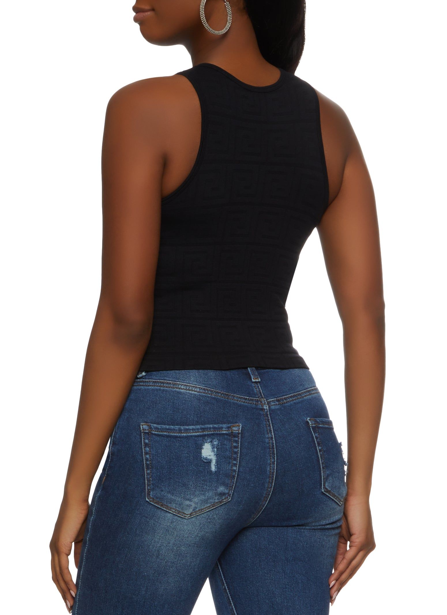 Seamless Textured Tank Top sold by Rainbow product image thumbnail 2