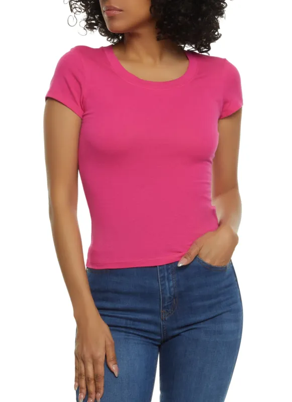 Basic Crew Neck T Shirt sold by Rainbow