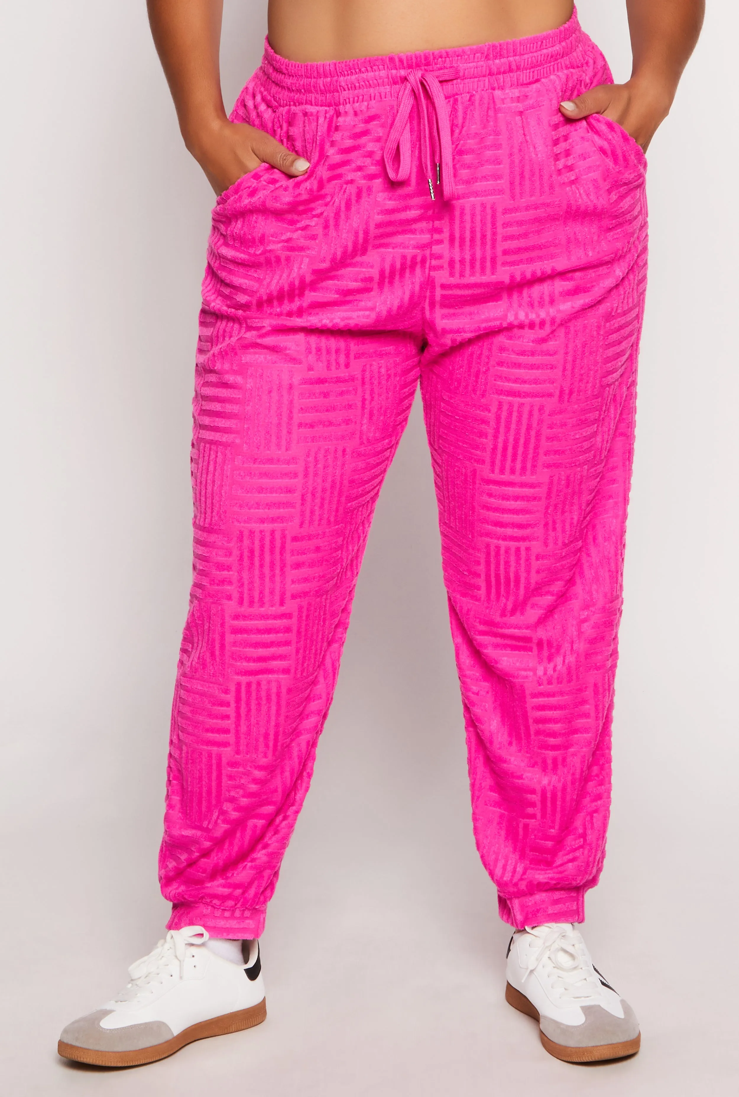 Plus Size Chenille Drawstring Joggers sold by Rainbow product image thumbnail 2