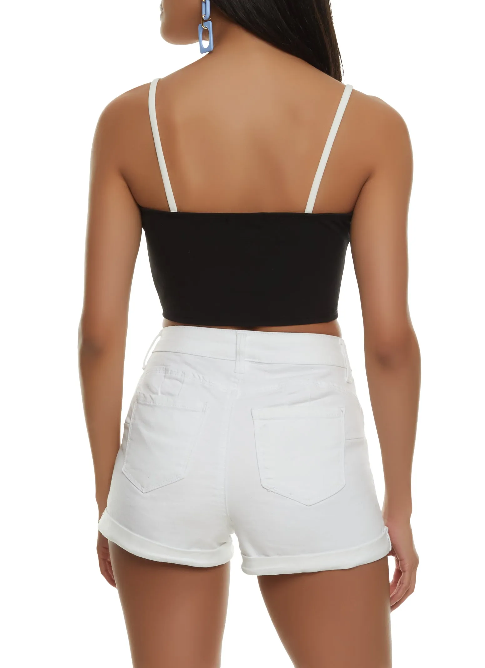 Contrast Trim Cami Bustier Top sold by Rainbow product image thumbnail 2
