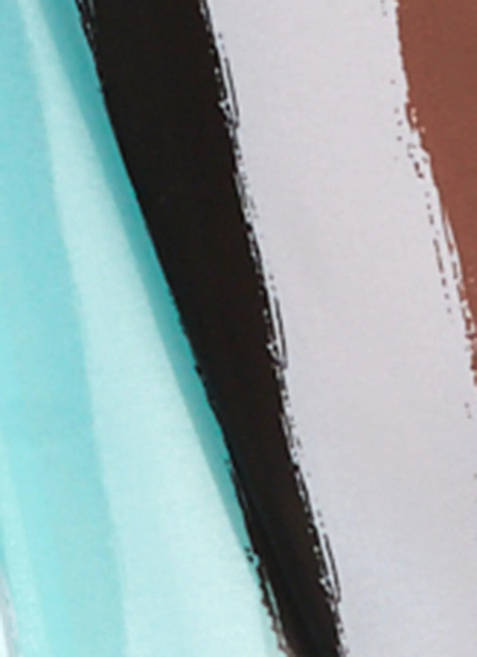 Smudge Stripe Tie Back Crop Top sold by Rainbow product image thumbnail 4