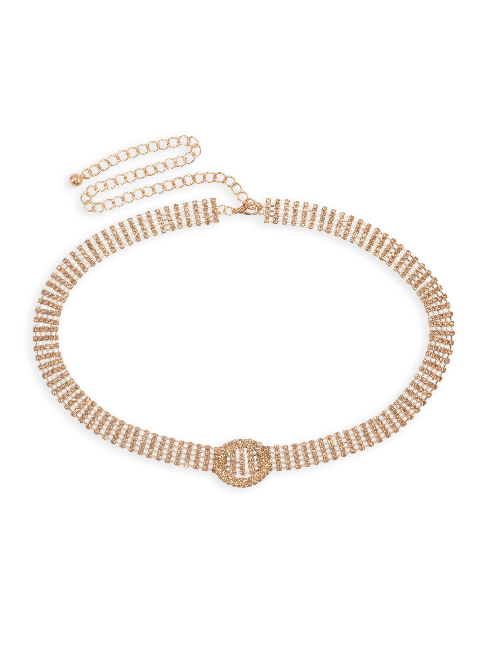 Rhinestone Oval Belt sold by Rainbow product image thumbnail 2