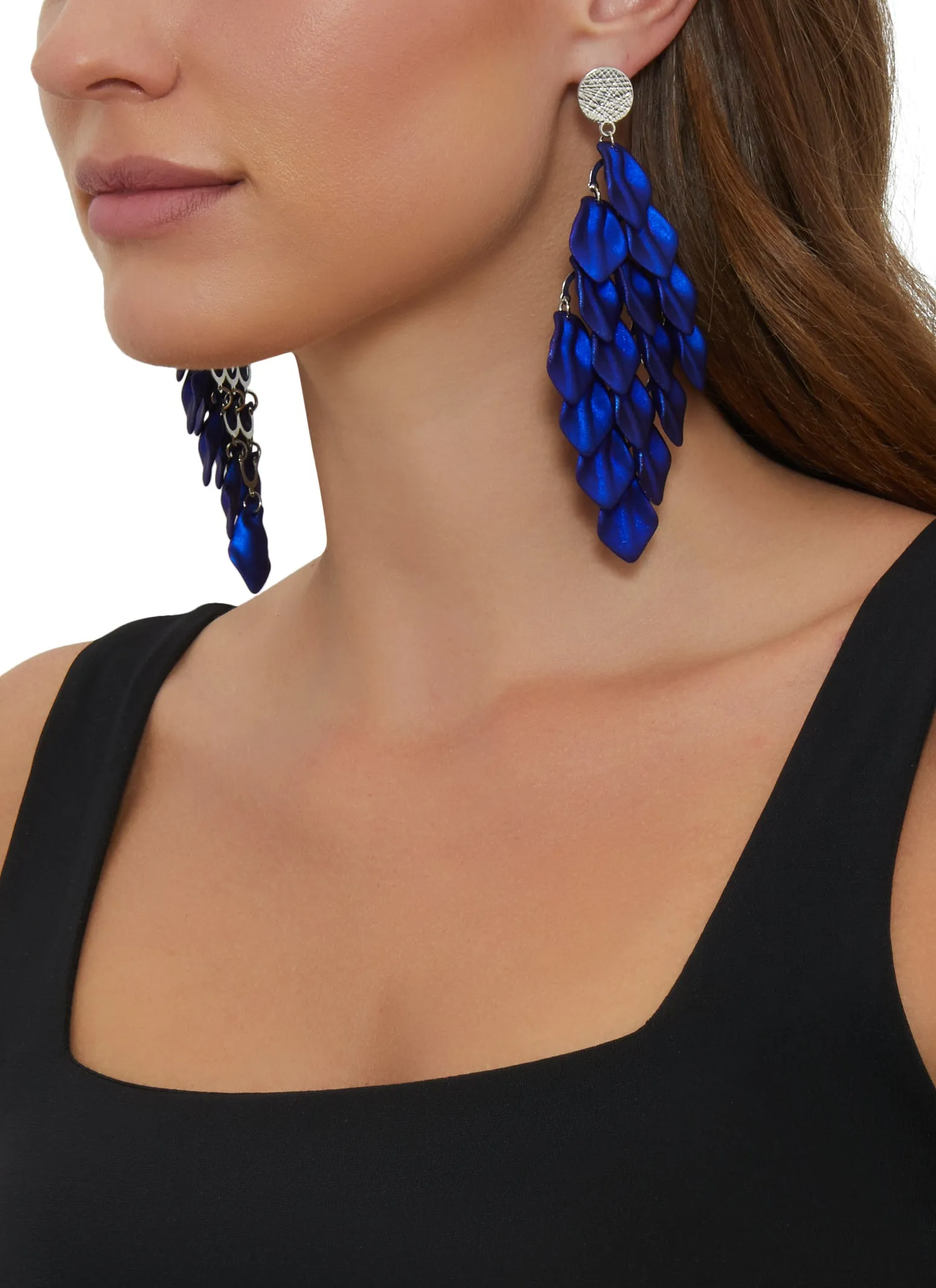 Petal Dangle Drop Earrings sold by Rainbow