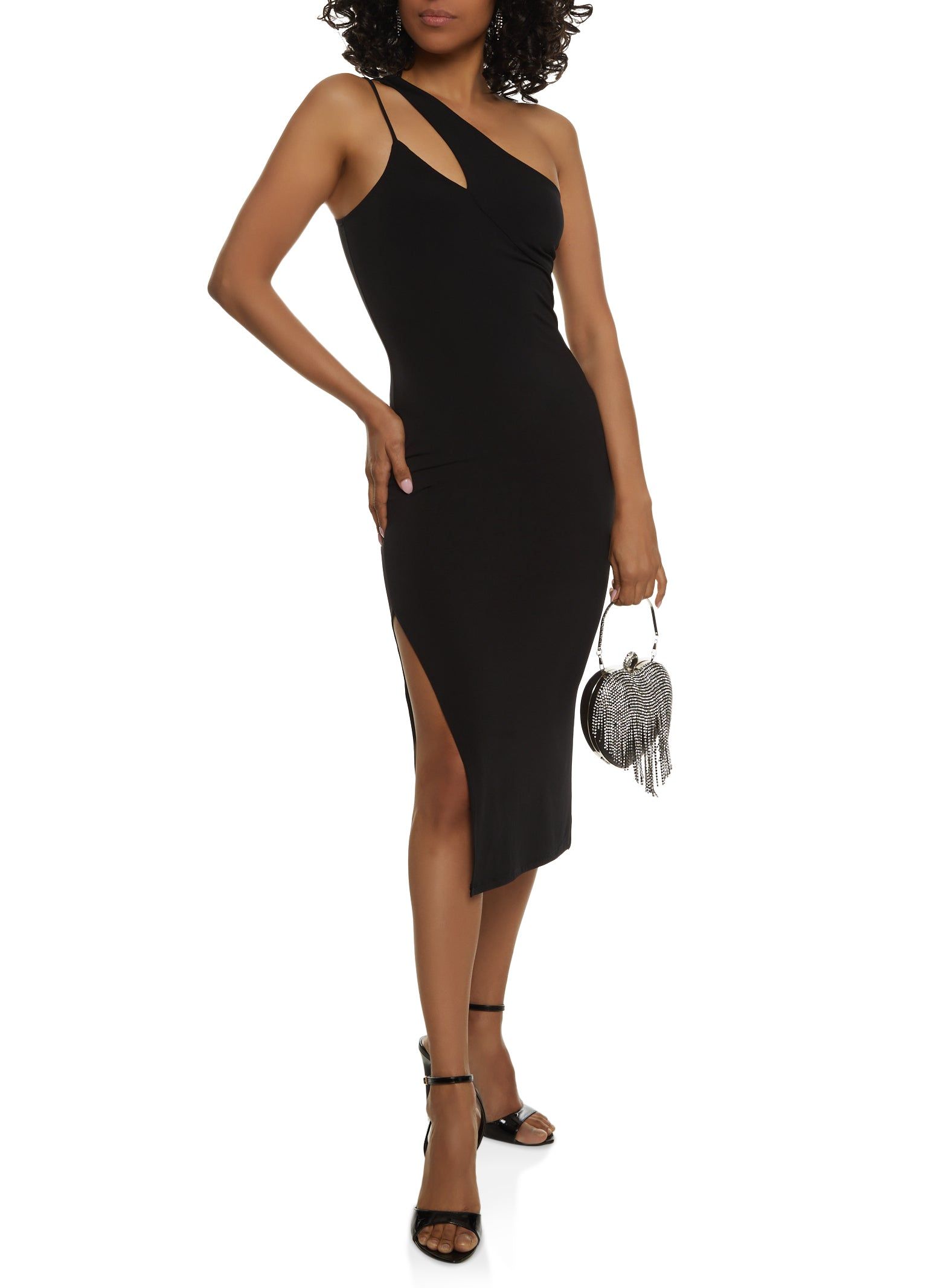 Cut Out One Shoulder Midi Dress sold by Rainbow product image thumbnail 2