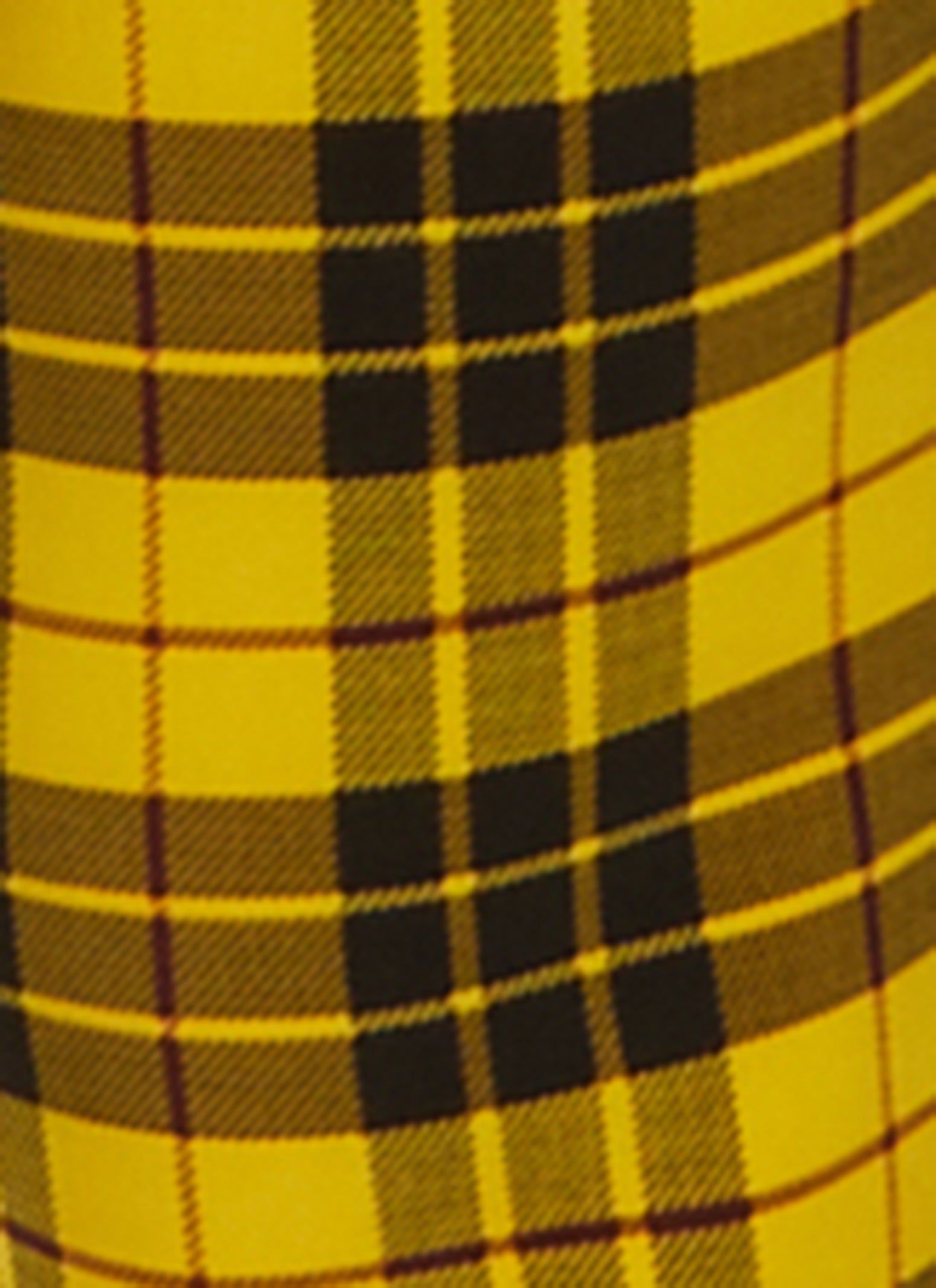 Paper Bag Tie Waist Plaid Print Pants sold by Rainbow product image thumbnail 3