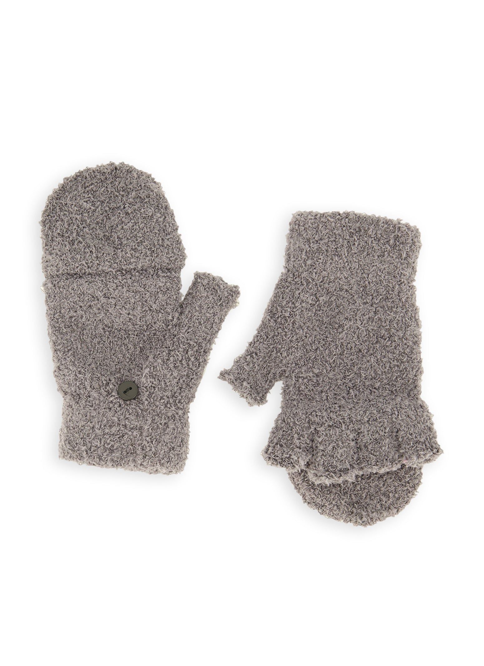 Cozy Button Detail Flip Top Gloves sold by Rainbow product image thumbnail 2