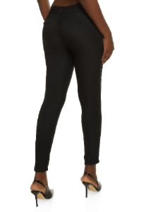 Solid High Waist Straight Leg Pants sold by Rainbow