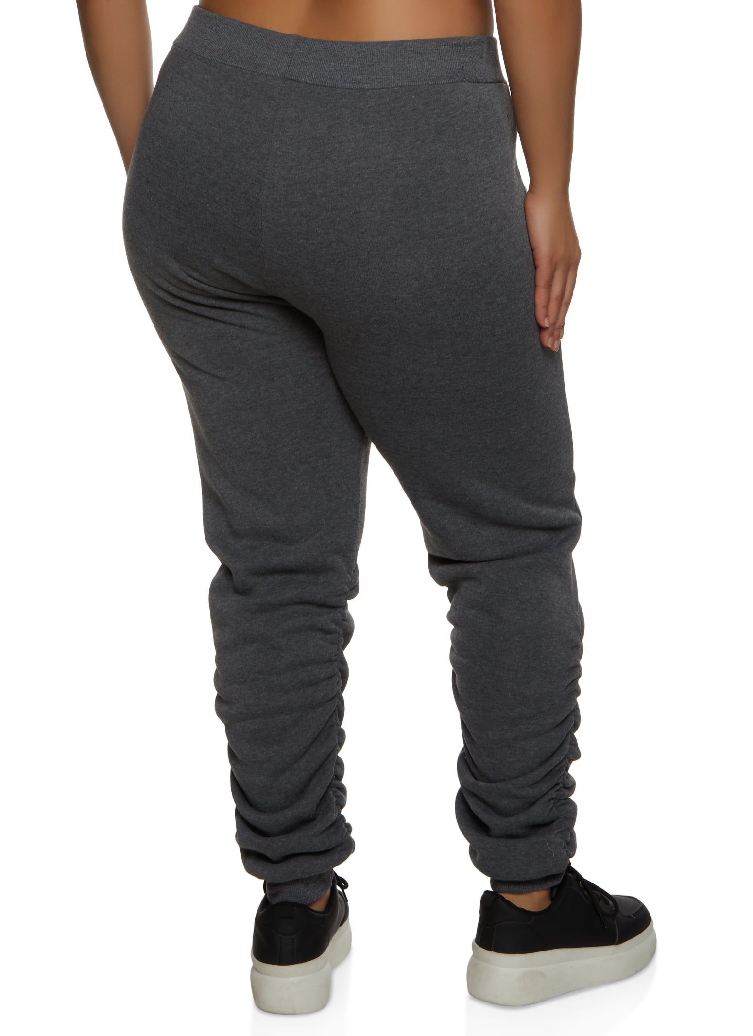 Plus Size Ruched Drawstring Joggers sold by Rainbow product image thumbnail 2