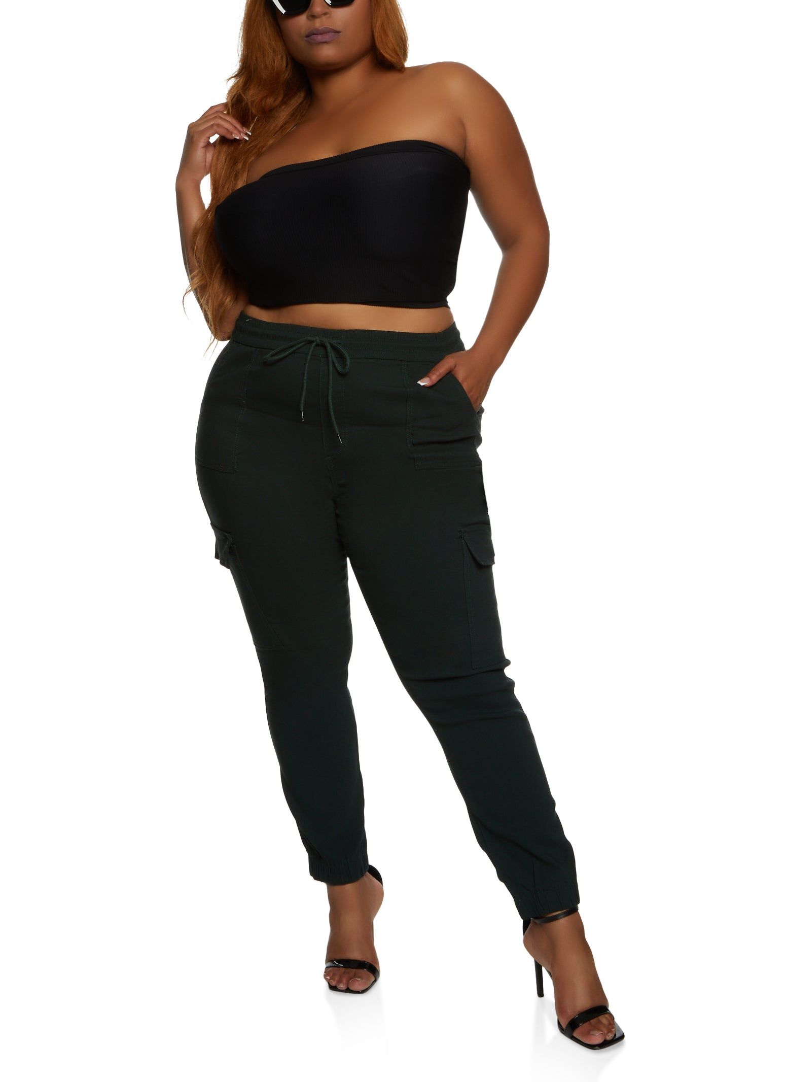 Plus Size Hyperstretch Cargo Joggers sold by Rainbow product image thumbnail 2