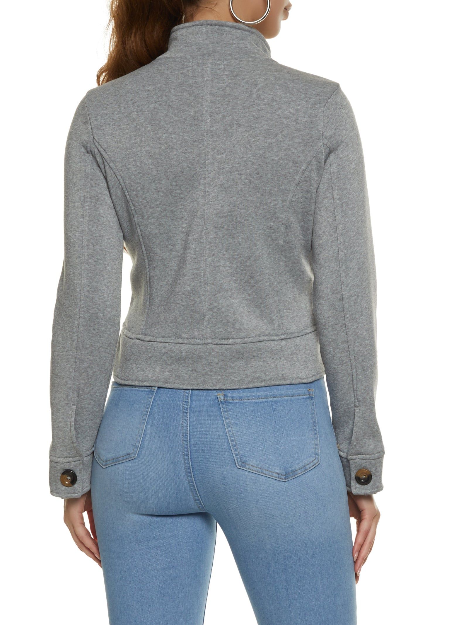 Fleece Double Breasted Peacoat sold by Rainbow product image thumbnail 2