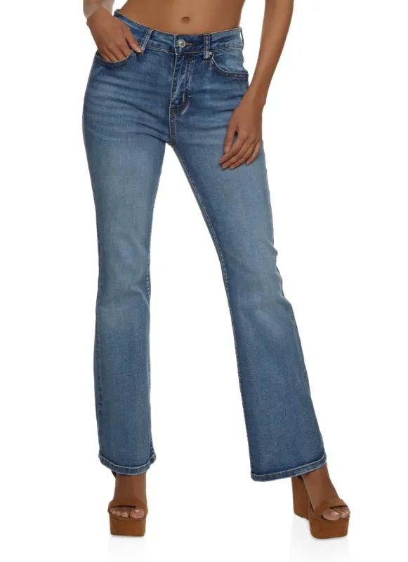 WAX Acid Wash Boot Cut Jeans sold by Rainbow
