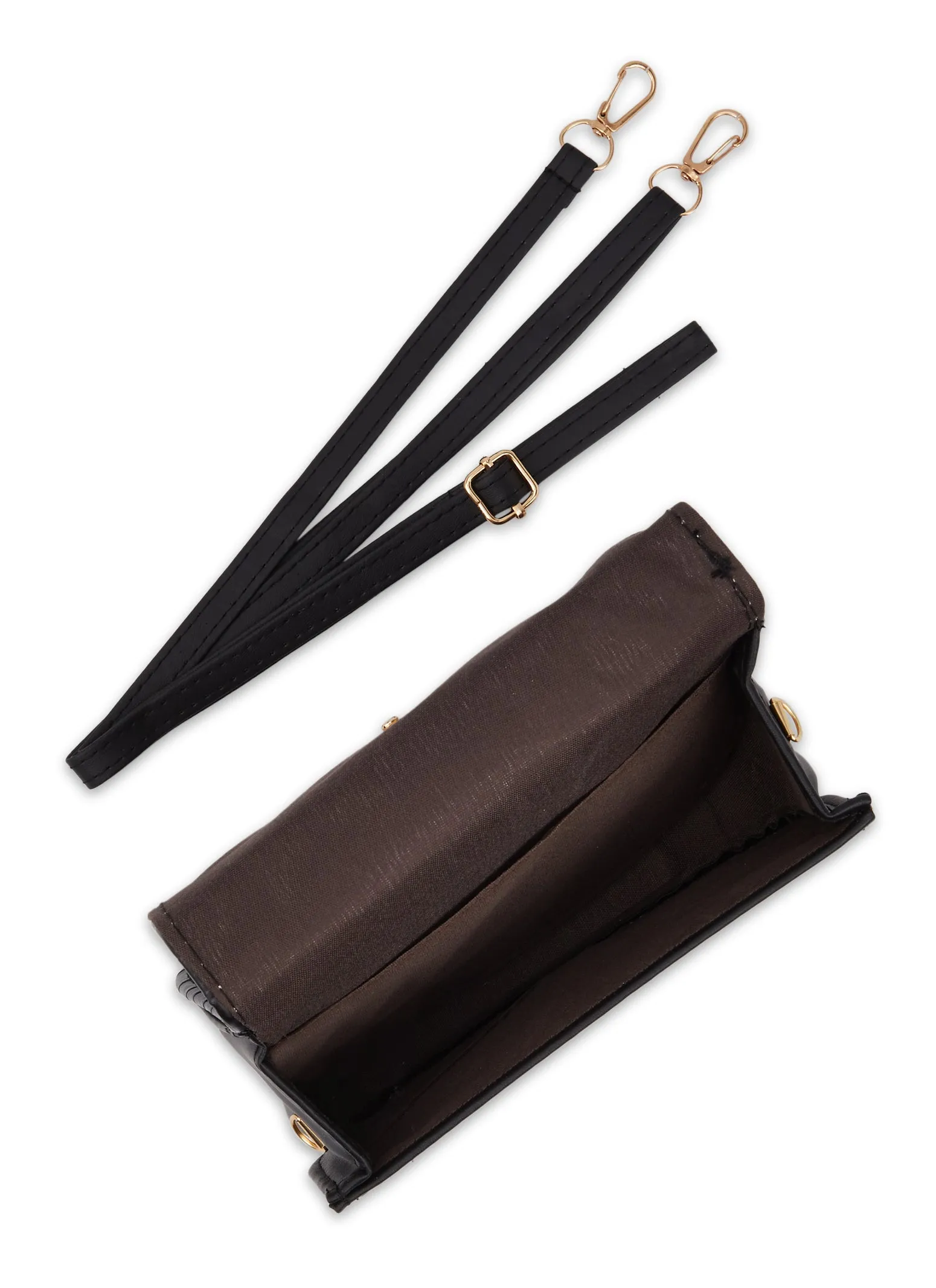 Faux Croc Leather Crossbody Bag sold by Rainbow product image thumbnail 5