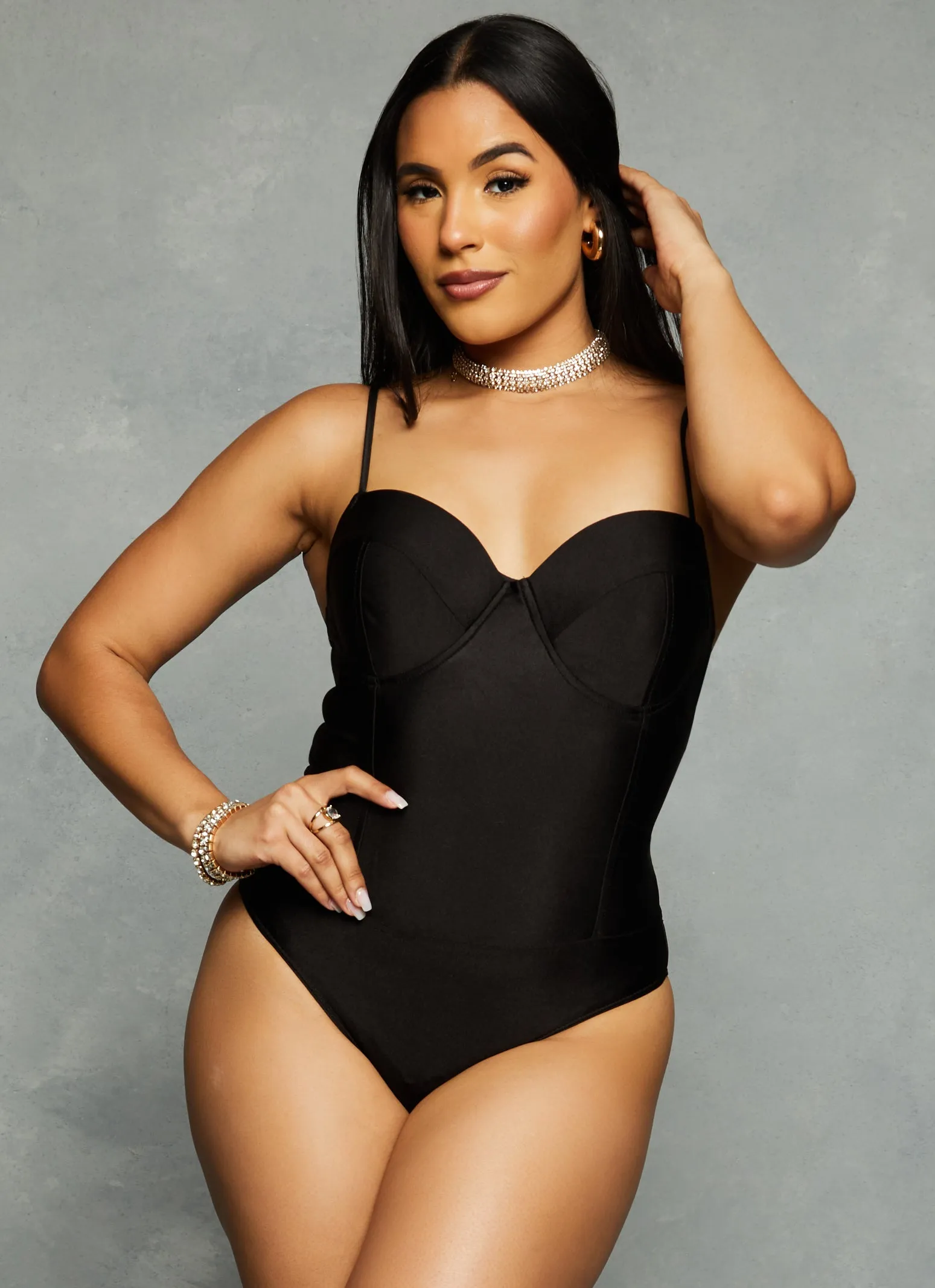 Haute Monde Bustier Bodysuit sold by Rainbow