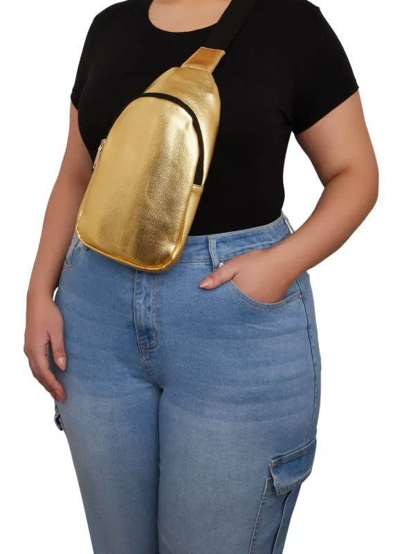 Faux Leather Sling Backpack sold by Rainbow
