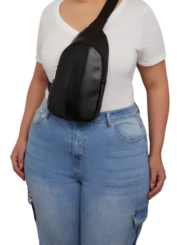 Faux Leather Sling Backpack sold by Rainbow