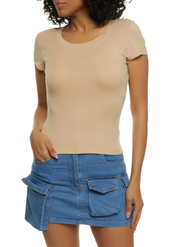 Basic Crew Neck T Shirt sold by Rainbow