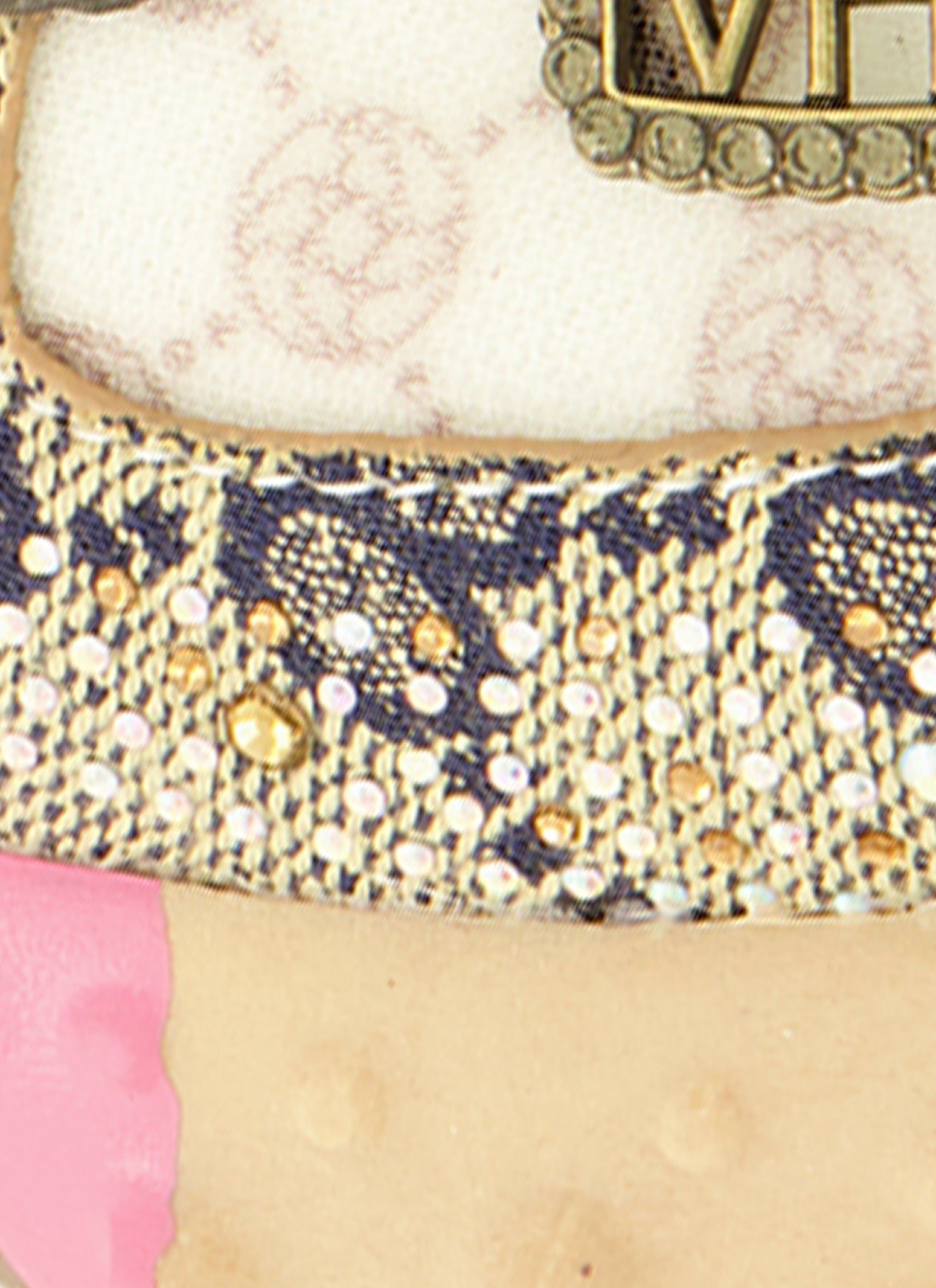 Rhinestone Color Block Lace Up Sneakers sold by Rainbow product image thumbnail 4