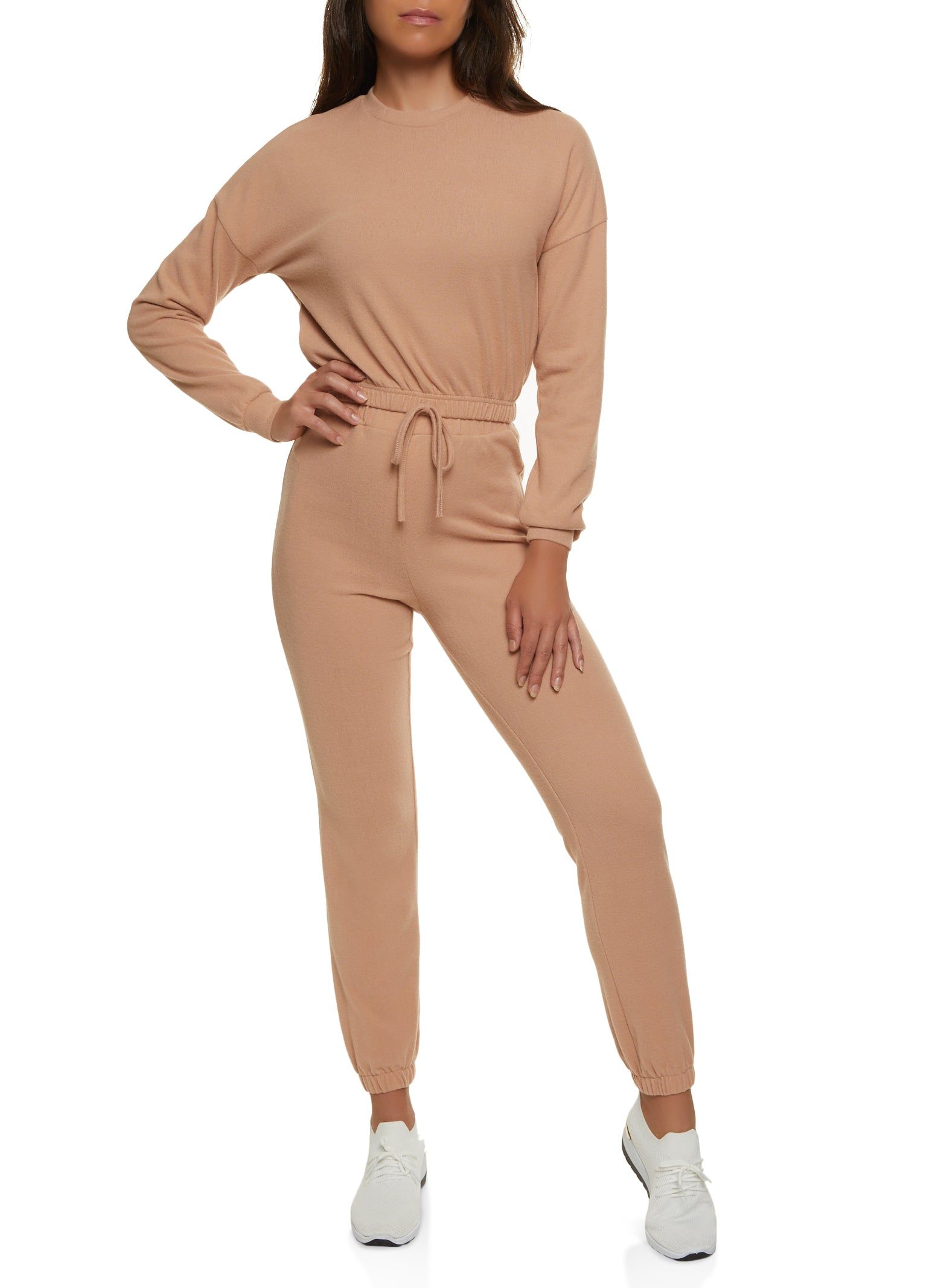 Fleece Drawstring Hem Pullover Sweatshirt sold by Rainbow product image thumbnail 2