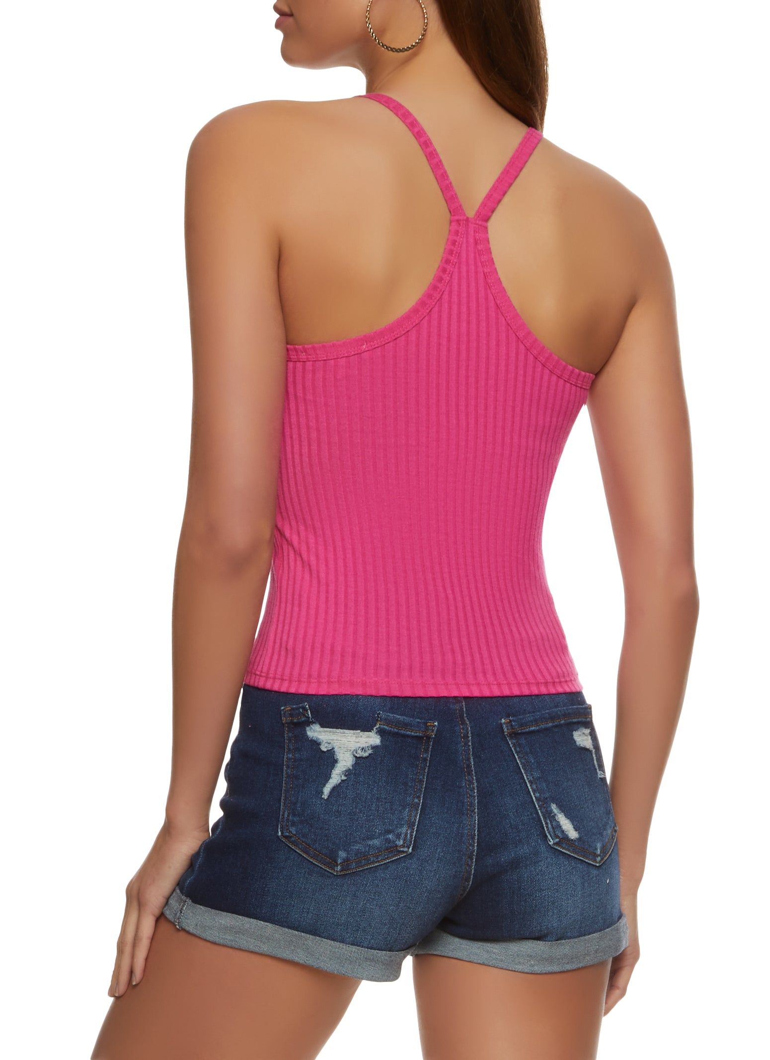 Ribbed Knit Scoop Neck Cami sold by Rainbow product image thumbnail 2