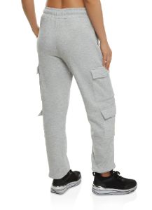 Fleece Cargo Pocket Drawstring Sweatpants sold by Rainbow