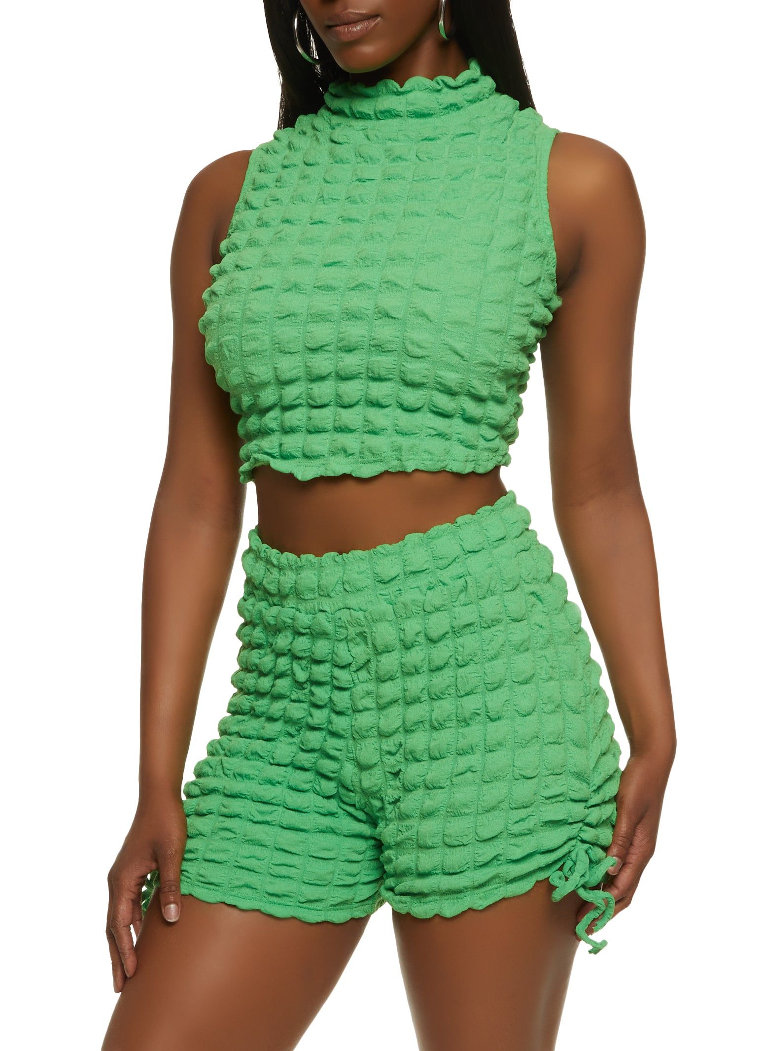 Bubble Knit Tank Top and Shorts sold by Rainbow product image thumbnail 2