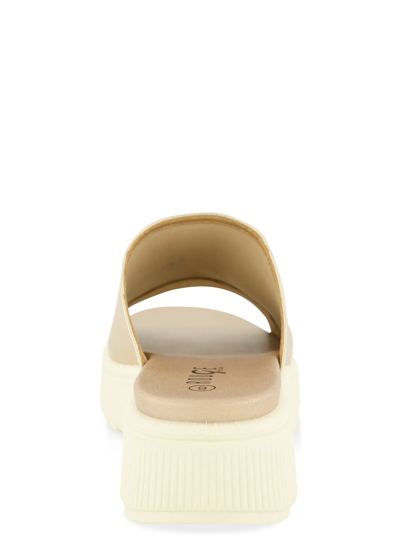 Round Toe Platform Slide Sandals sold by Rainbow product image thumbnail 3