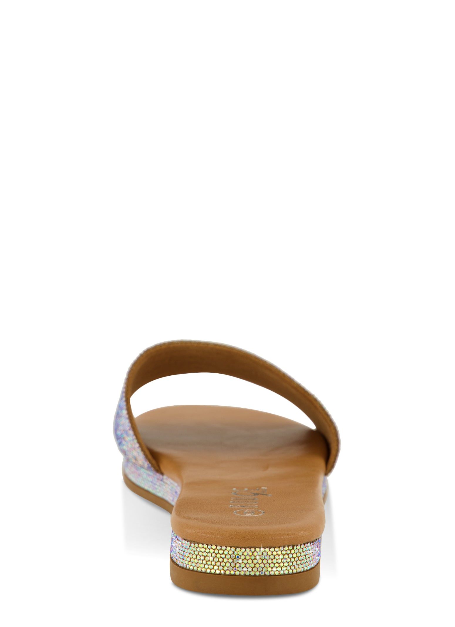 Rhinestone Band Open Toe Flat Sandals sold by Rainbow product image thumbnail 3