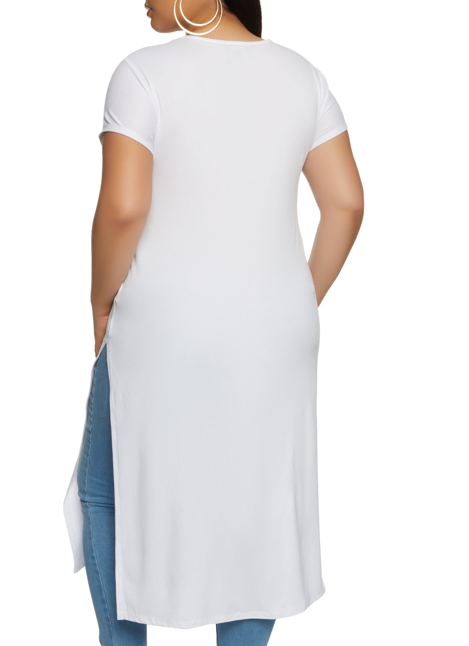 Plus Size Foil Screen Gorgeous 12 Maxi Tee sold by Rainbow product image thumbnail 2