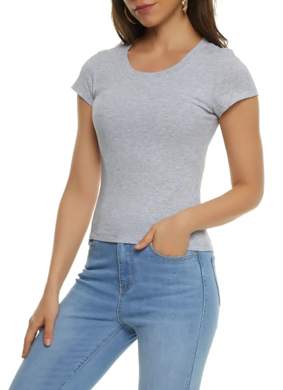 Basic Crew Neck T Shirt sold by Rainbow