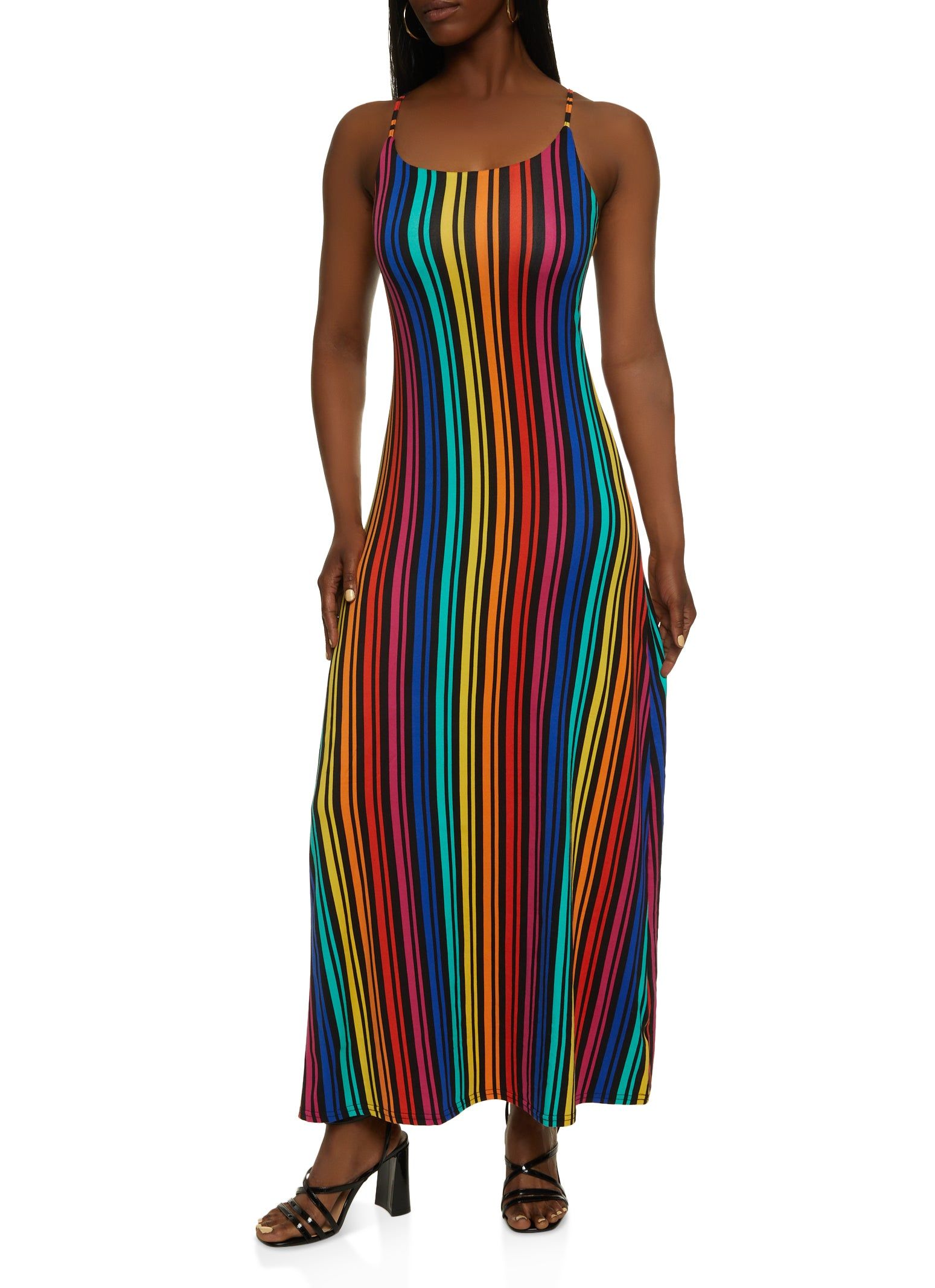 Striped Maxi Dress sold by Rainbow product image thumbnail 2