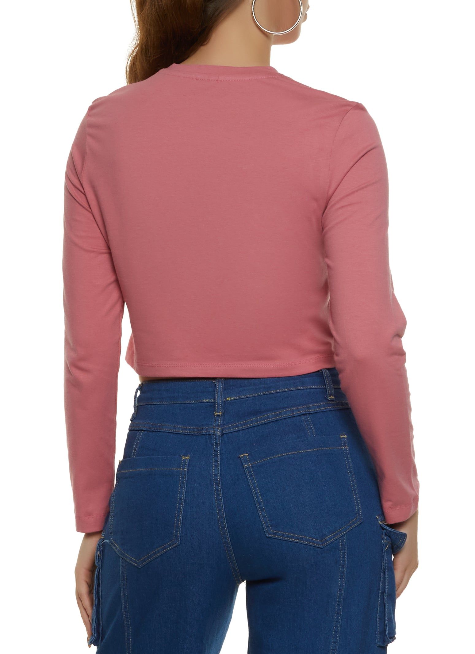 Blessed Long Sleeve Rhinestone Graphic Tee sold by Rainbow product image thumbnail 2