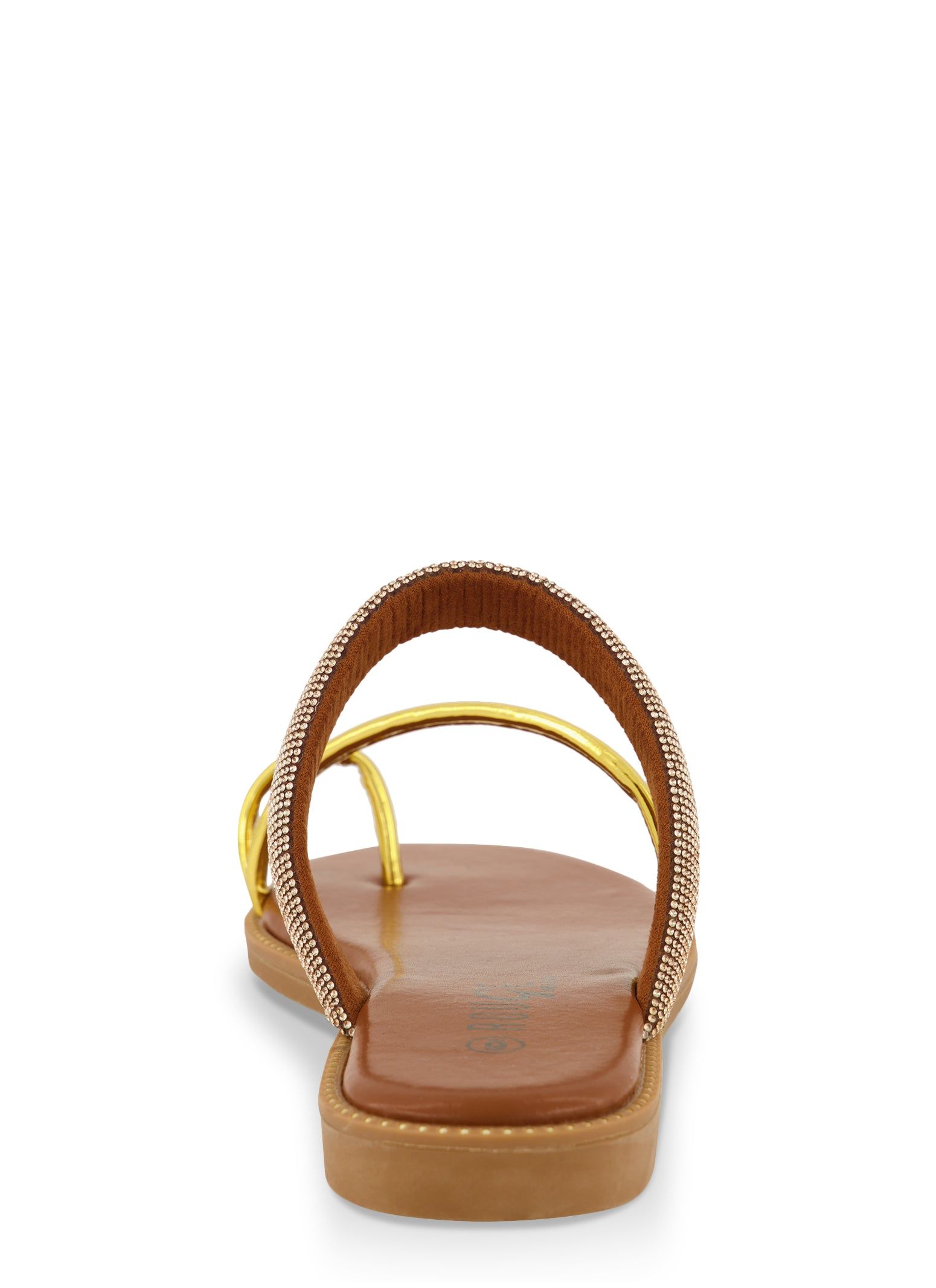 Toe Loop Studded Rhinestone Band Slide Sandals sold by Rainbow product image thumbnail 3