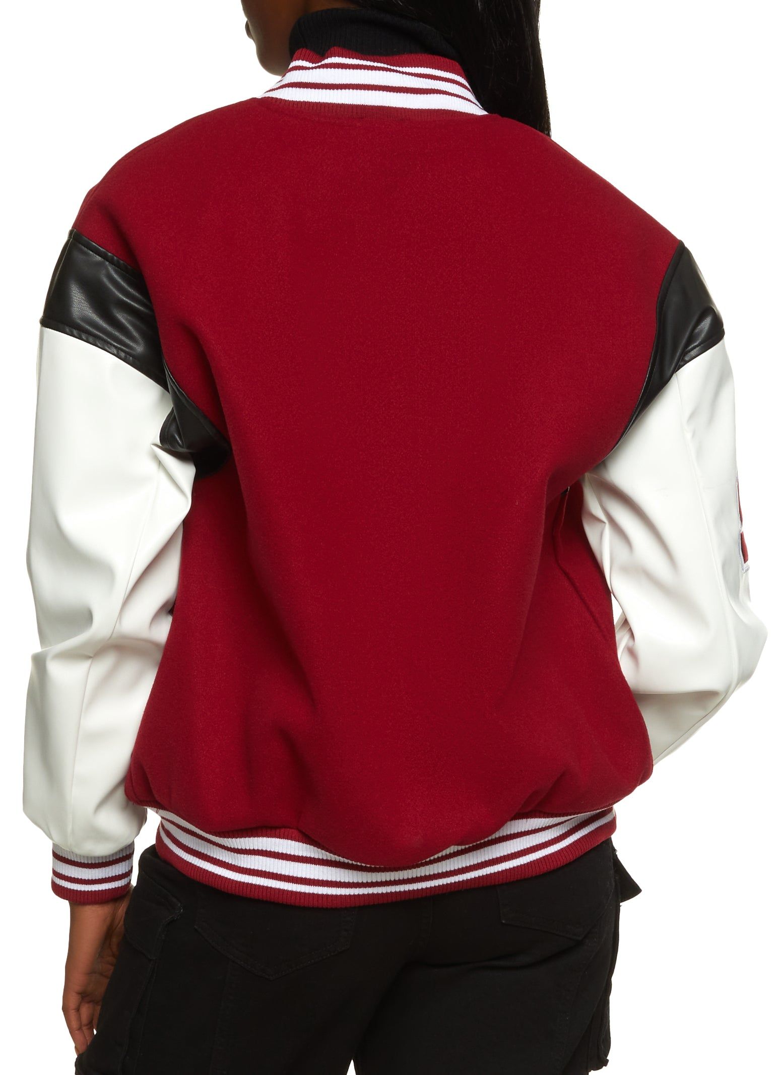 Only Members Chenille Patch Varsity Jacket sold by Rainbow product image thumbnail 3