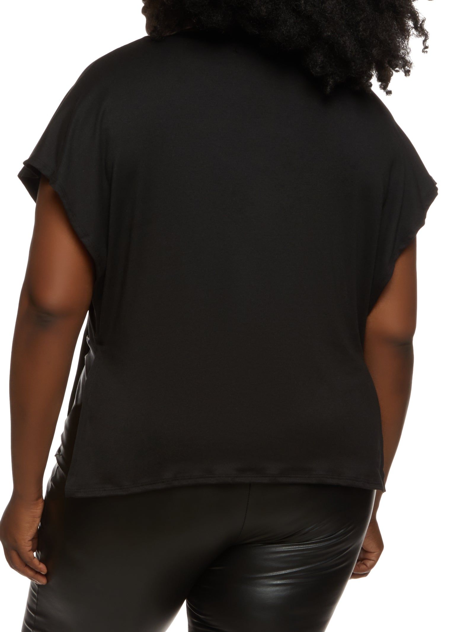 Plus Size Rock and Roll Open Side Graphic Tee sold by Rainbow product image thumbnail 2
