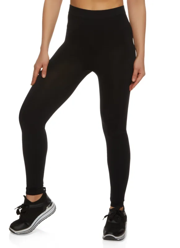 Solid Seamless High Waisted Leggings sold by Rainbow