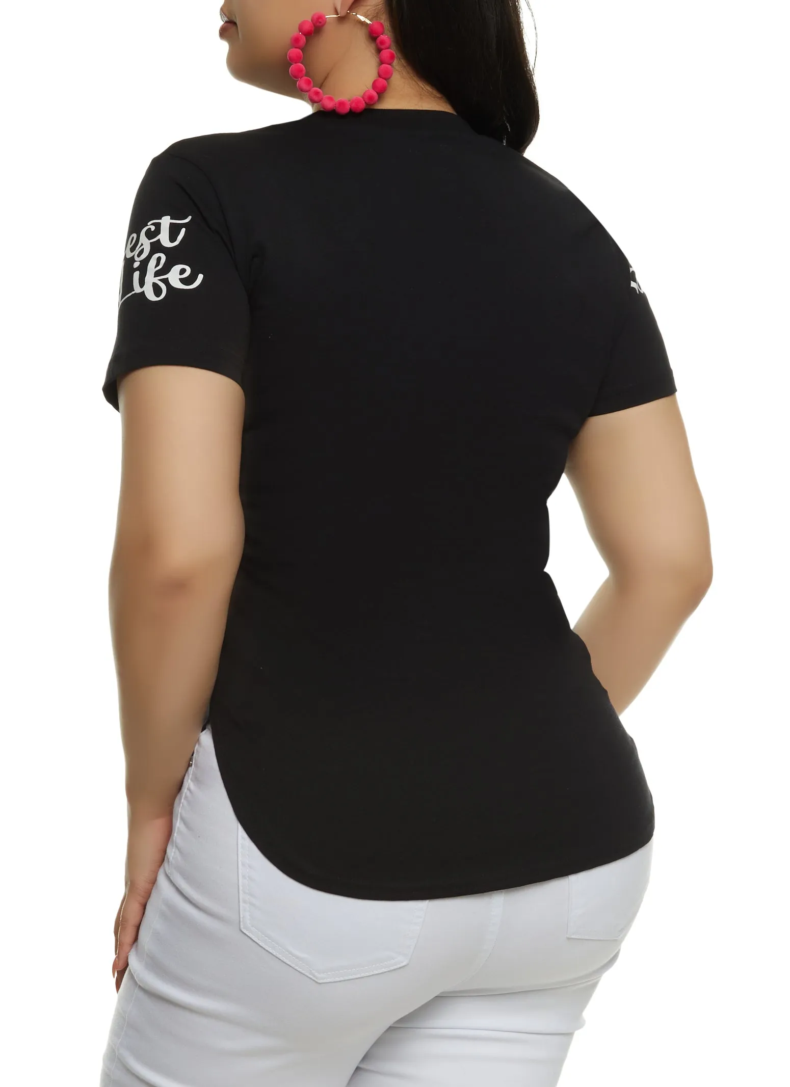 Plus Size Living My Best Life Graphic Tee sold by Rainbow product image thumbnail 2