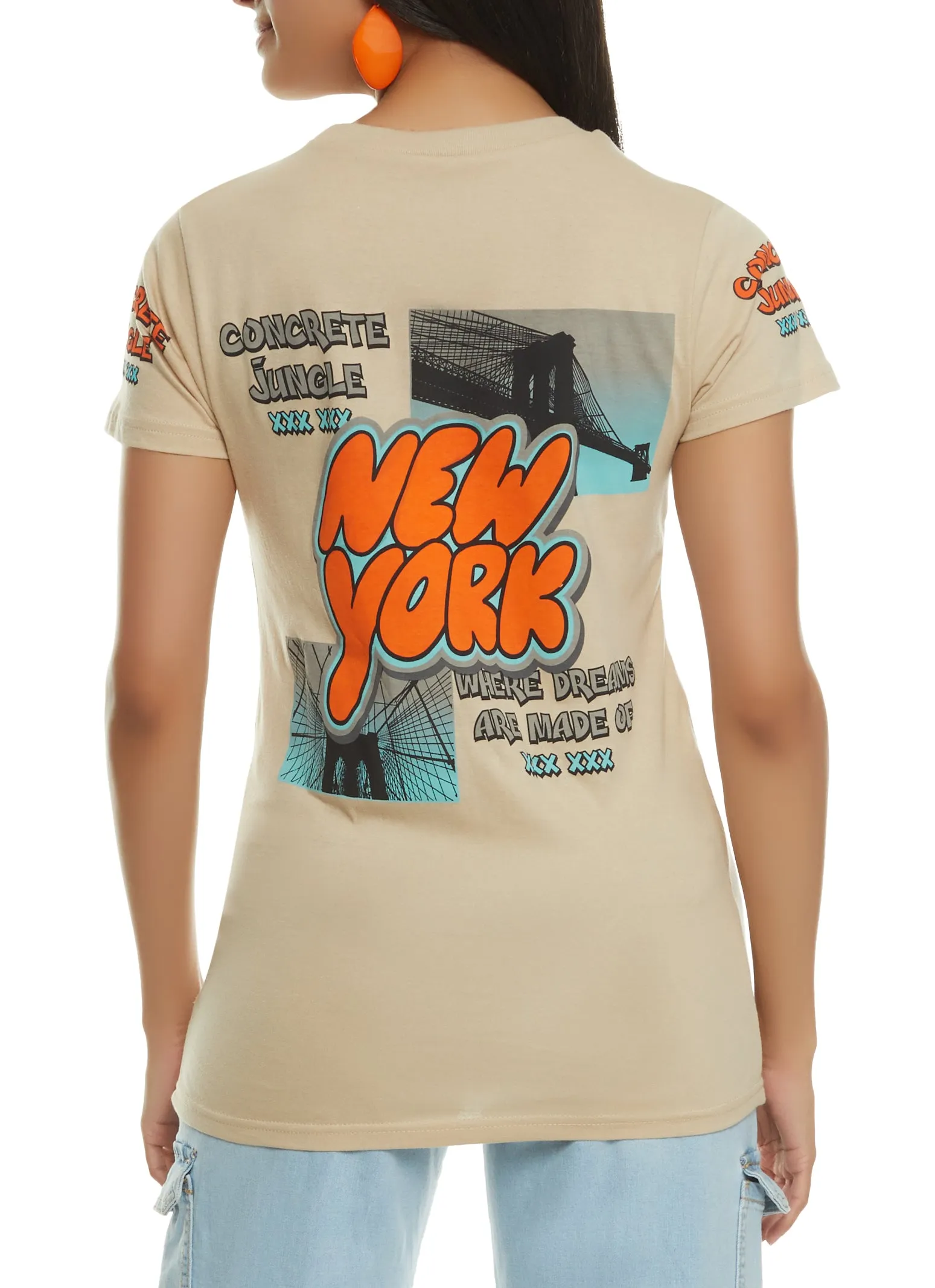 New York Graffiti Graphic Tee sold by Rainbow product image thumbnail 2