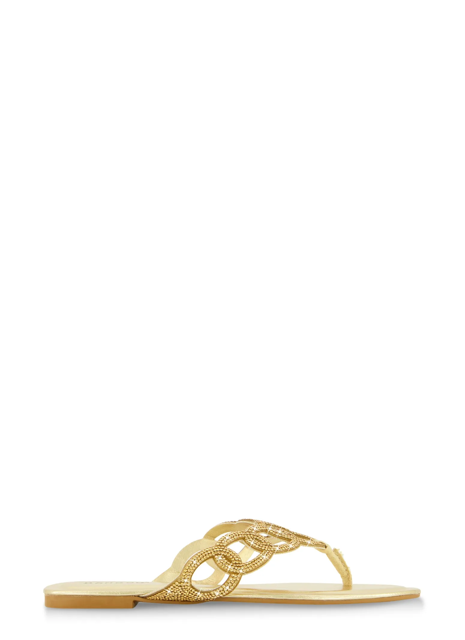 Rhinestone Loop Thong Slide Sandals sold by Rainbow product image thumbnail 2