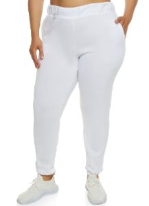 Plus Size Basic Fleece Joggers sold by Rainbow
